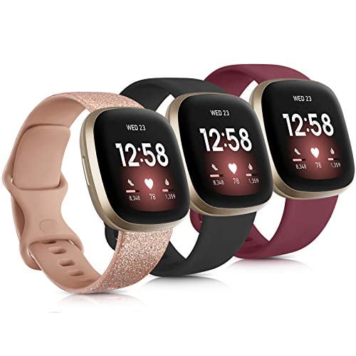 Replacement Accessory Breathable Sport Strap with Air Holes for Fitbit Versa Smartwatch TreasureMax for Fitbit Versa Bands 
